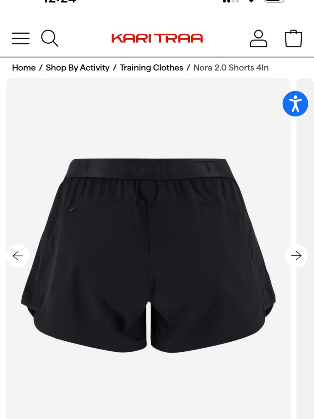 New in bag Kati Traa Nora 2.0 shorts 4 inch